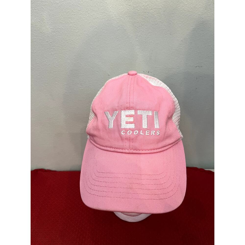 Yeti Coolers Pink & White Trucker Hat